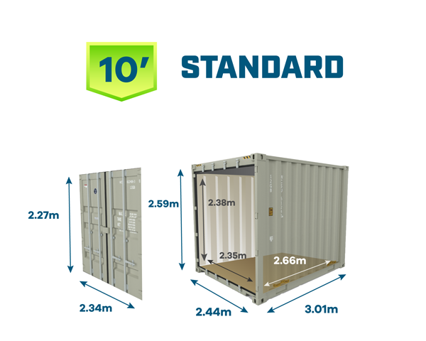 10ft shipping container metric dimensions, 10ft dimensions, 40 ft shipping container, used 10 foot container, 10' shipping container dimensions