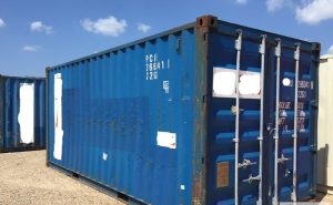20 ft blue shipping container, shipping container sample photos, wind and water tight shipping container, wwt container, shipping container for sale, used shipping container for sale, sea container for sale, sea can for sale, buy shipping container, used intermodal shipping container, CargoCube Solutions