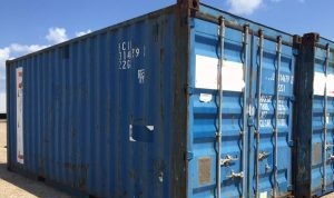blue shipping containers for sale, shipping container sample photos, wind and water tight shipping container, wwt container, shipping container for sale, used shipping container for sale, sea container for sale, sea can for sale, buy shipping container, used intermodal shipping container, CargoCube Solutions