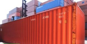 CWO 40 ft high cube rear angle, shipping container sample photos, cargo worthy shipping container, CWO container, shipping container for sale, used shipping container for sale, sea container for sale, sea can for sale, buy shipping container, used intermodal shipping container, CargoCube Solutions