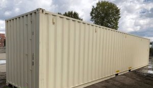 rear angle of One Trip container, One Trip sea can, One trip shipping container for sale, One Trip shipping container for sale, One Trip like new shipping container